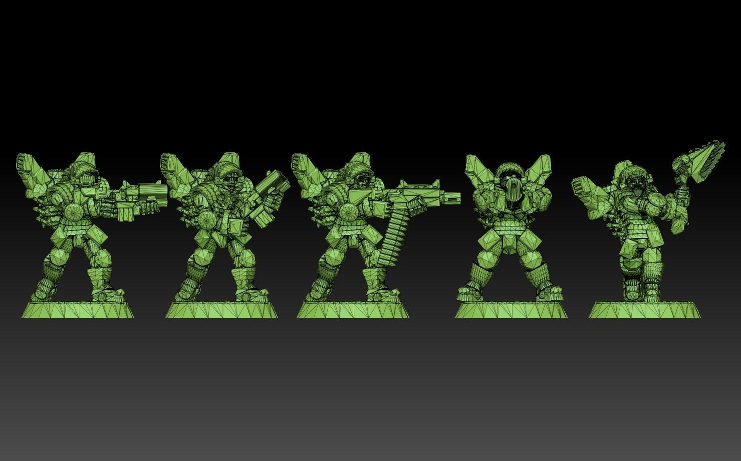 Astroknight Megapack Barehead Edition 3D print model_39