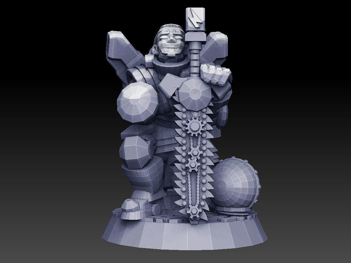 Astroknight Megapack Barehead Edition 3D print model_19
