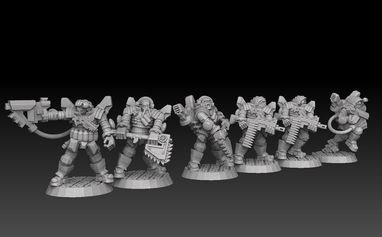 Astroknight Megapack Barehead Edition 3D print model_27