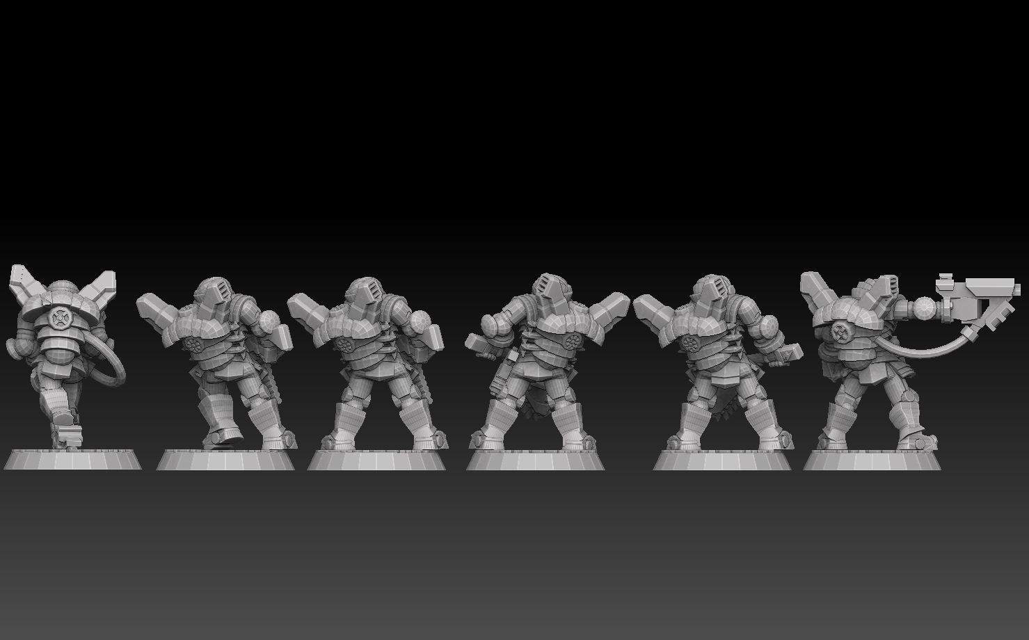 Astroknight Megapack Barehead Edition 3D print model_14