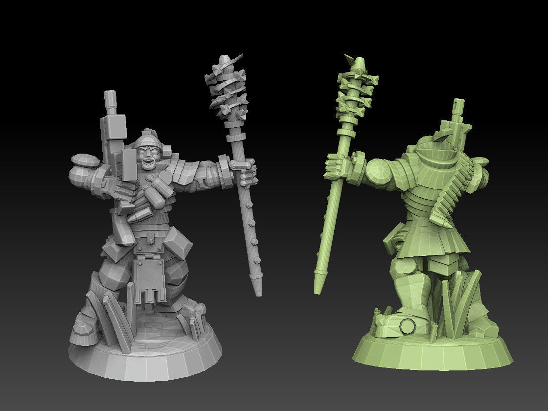 Astroknight Megapack Barehead Edition 3D print model_15