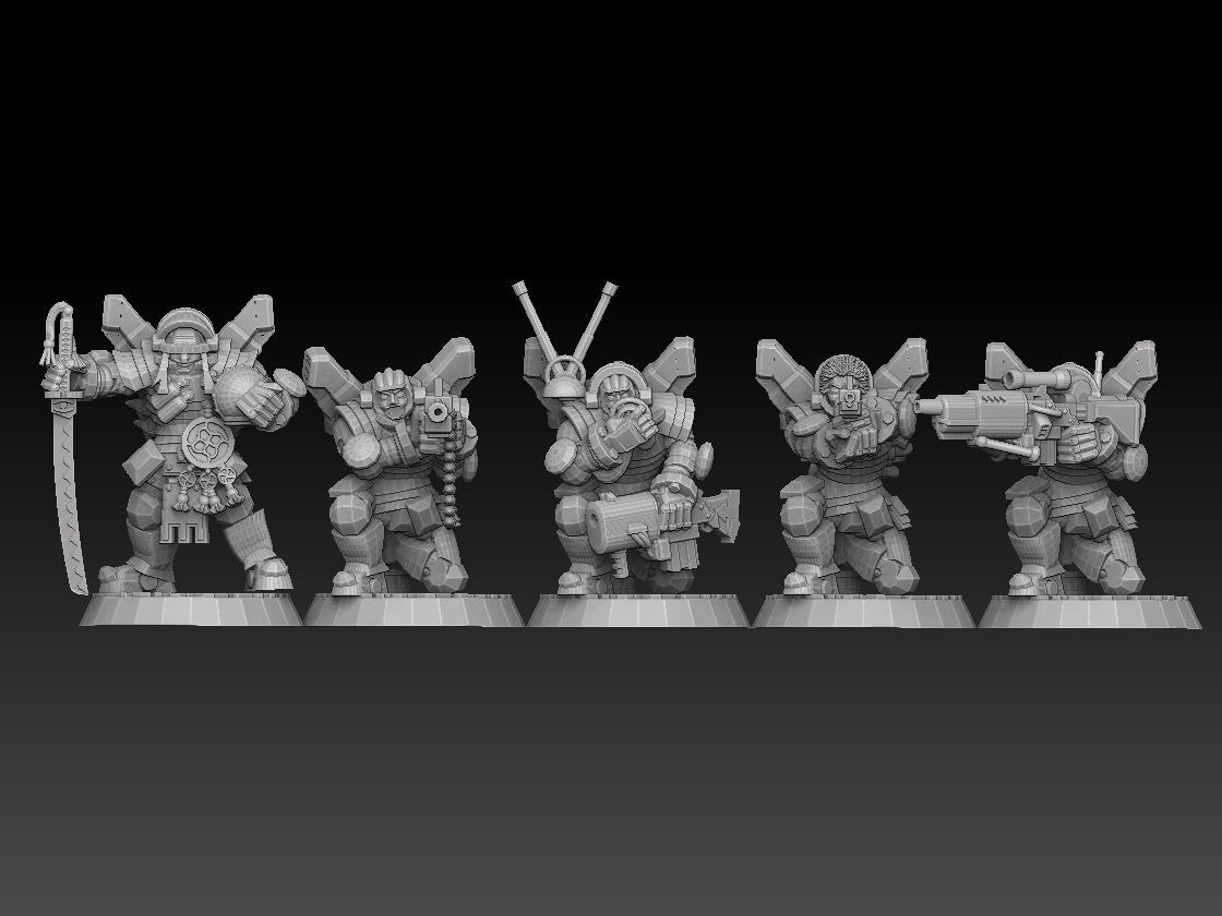 Astroknight Megapack Barehead Edition 3D print model_1