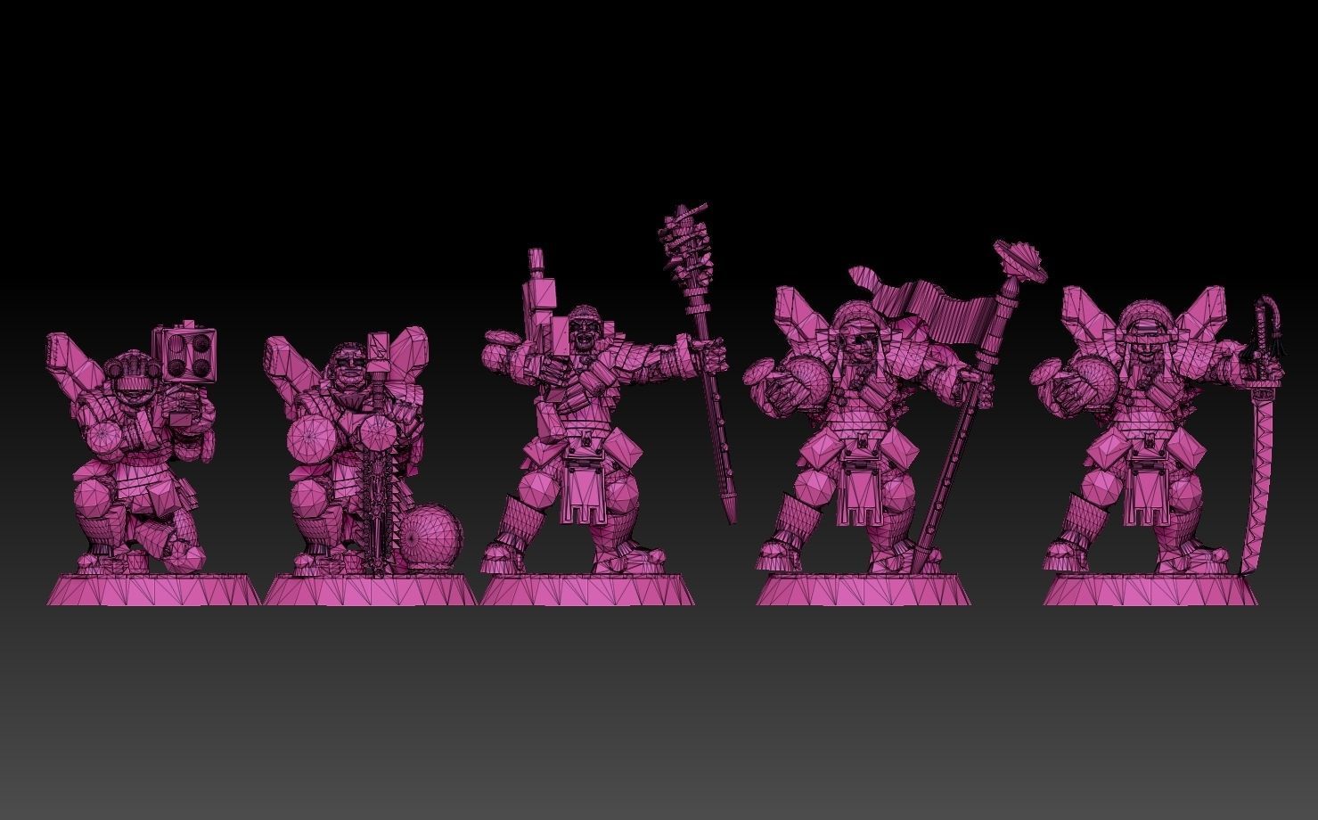 Astroknight Megapack Barehead Edition 3D print model_42