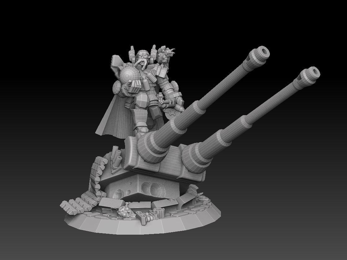 Astroknight Megapack Barehead Edition 3D print model_37