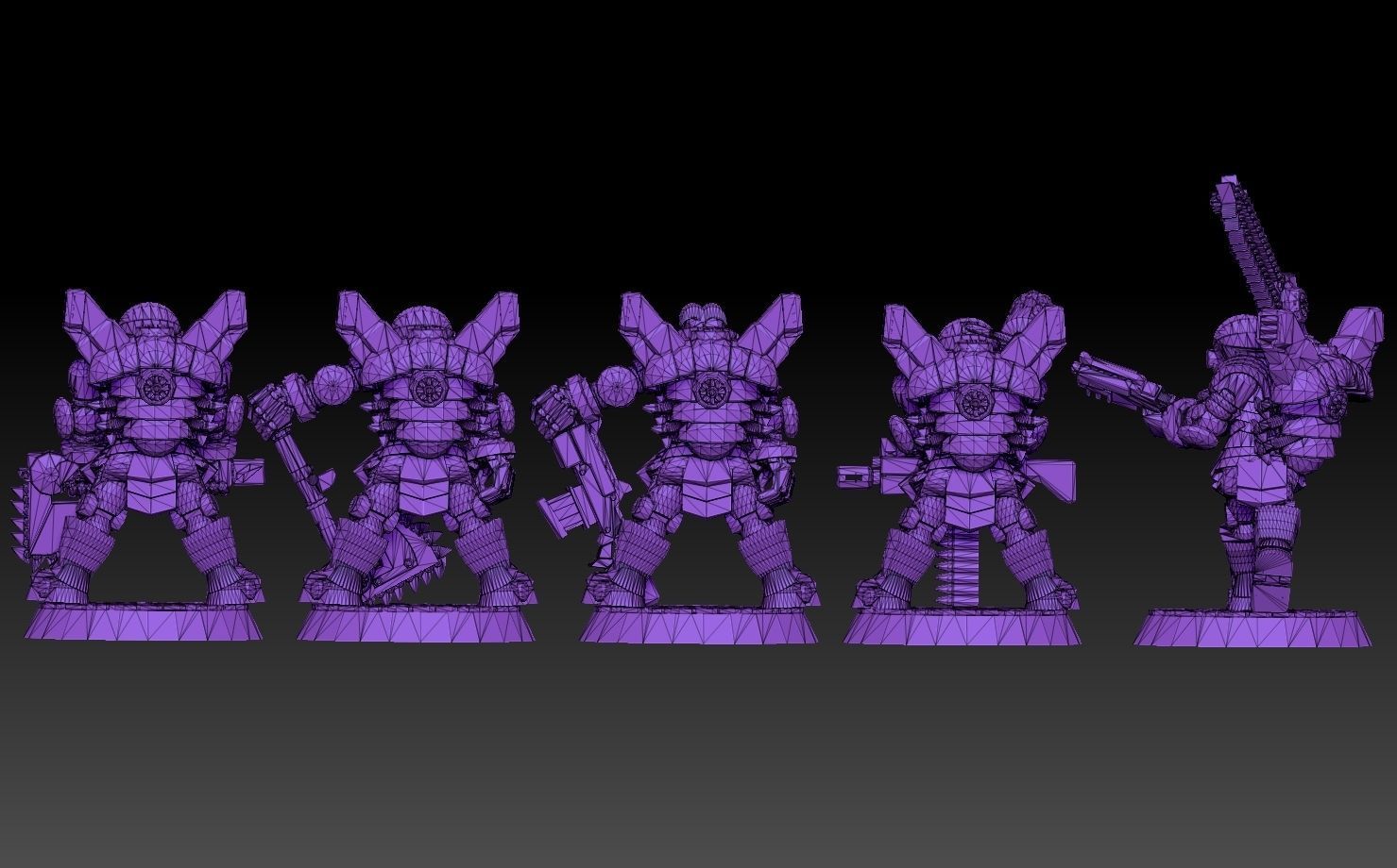 Astroknight Megapack Barehead Edition 3D print model_40