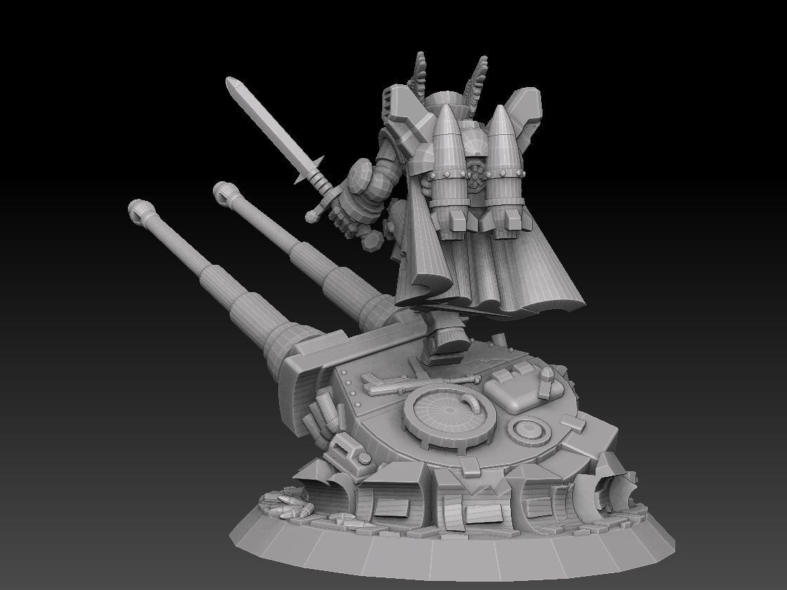 Astroknight Megapack Barehead Edition 3D print model_24