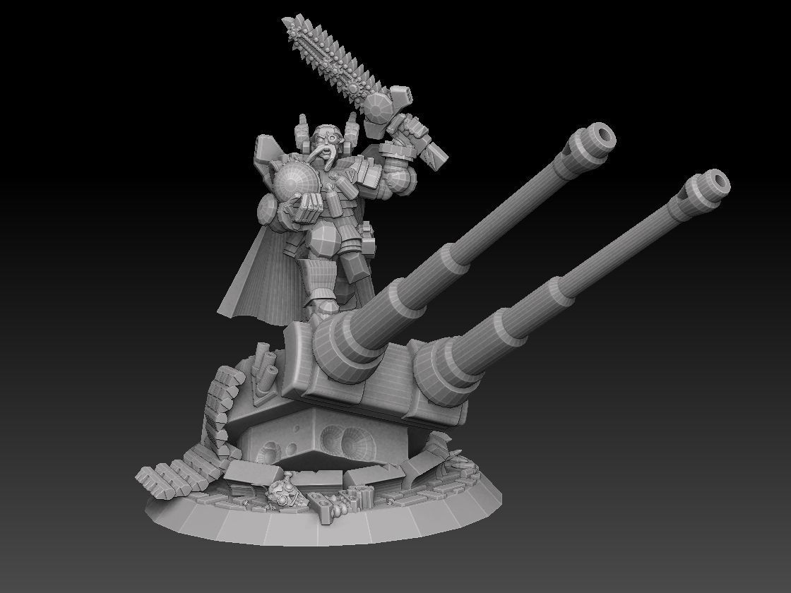 Astroknight Megapack Barehead Edition 3D print model_30