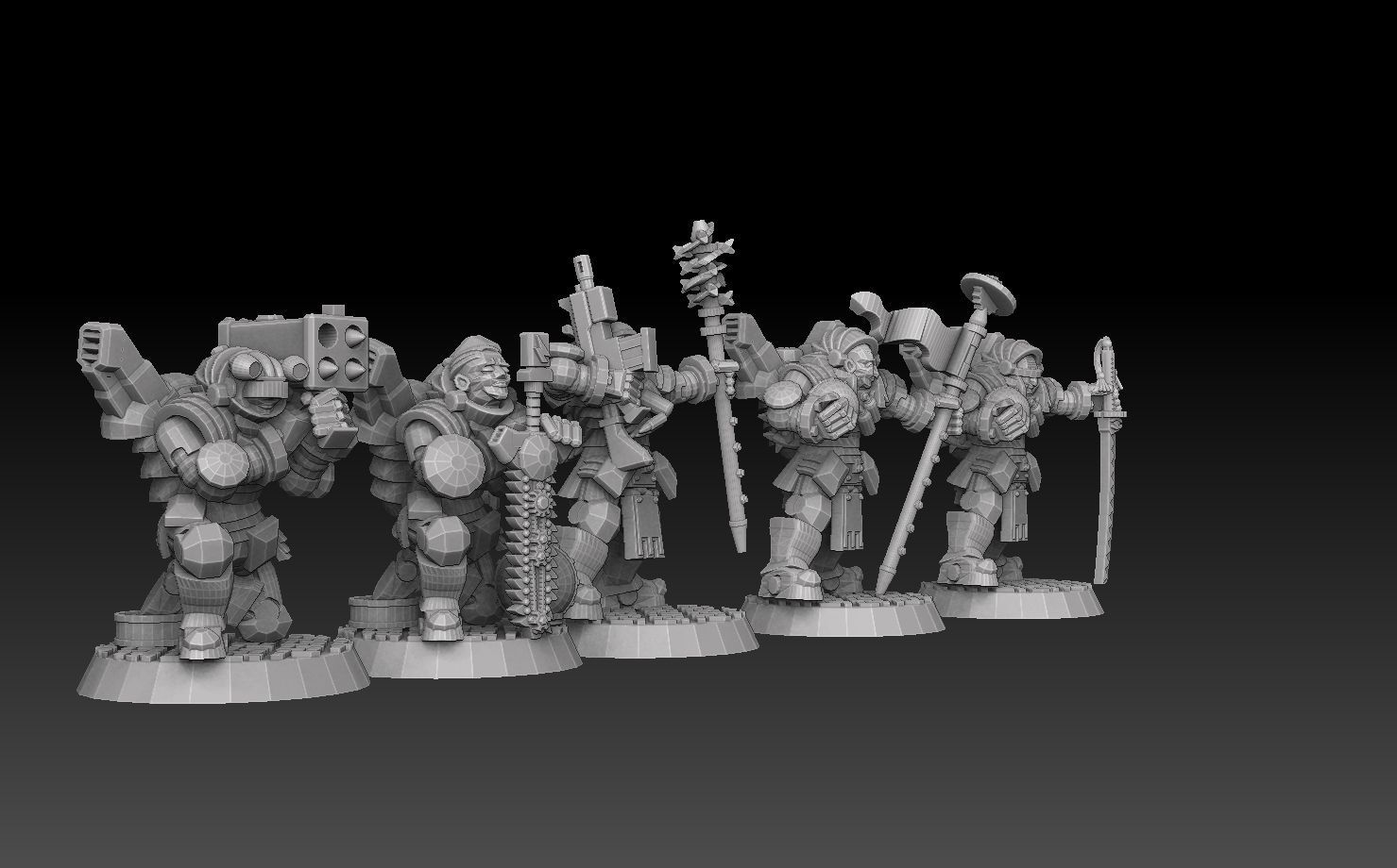 Astroknight Megapack Barehead Edition 3D print model_28