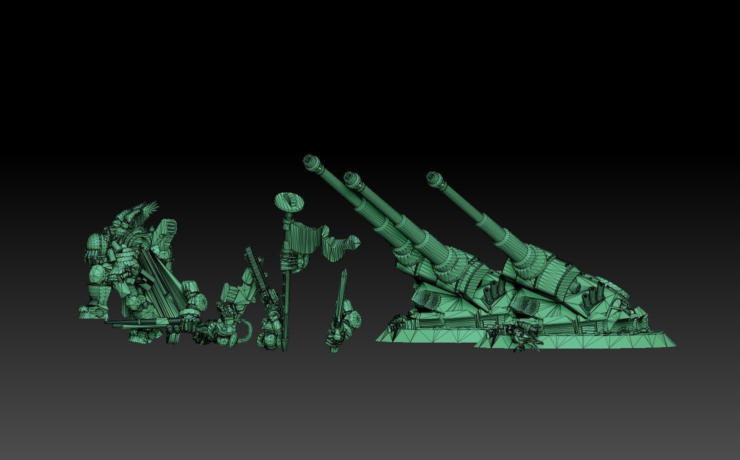 Astroknight Megapack Barehead Edition 3D print model_34