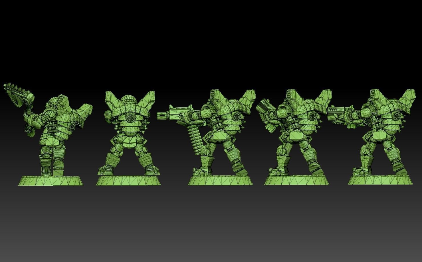 Astroknight Megapack Barehead Edition 3D print model_38