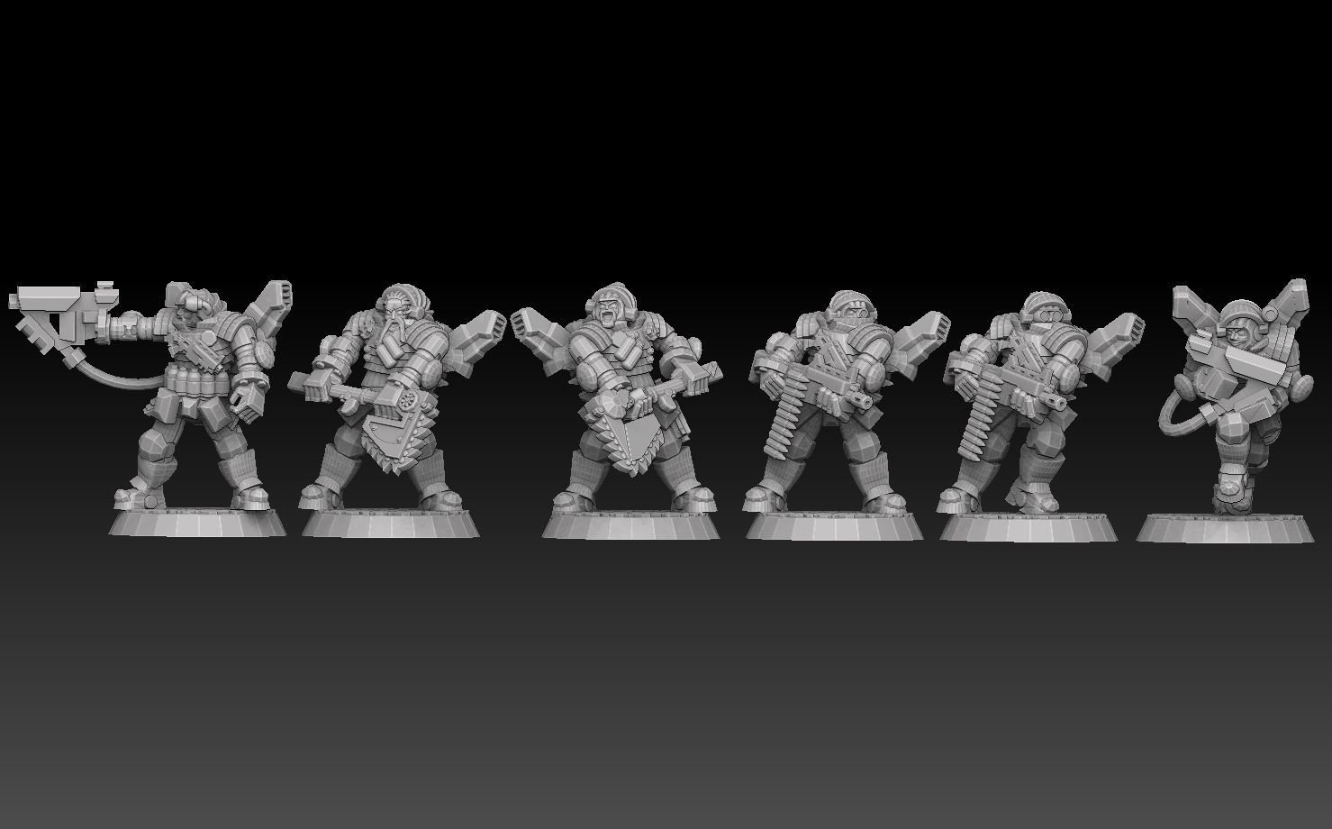 Astroknight Megapack Barehead Edition 3D print model_6