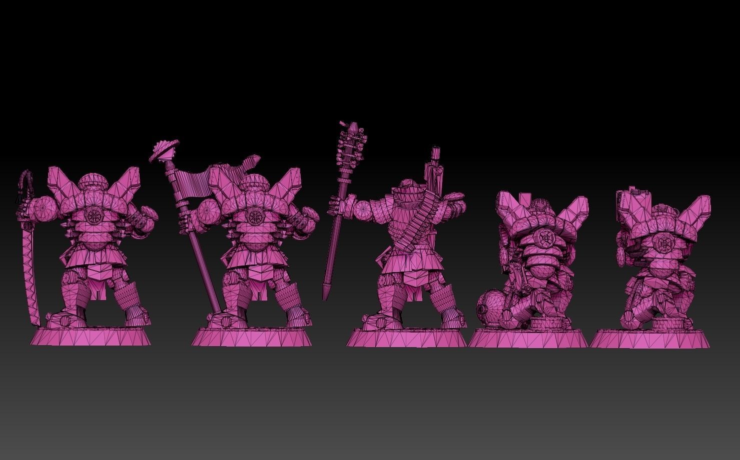 Astroknight Megapack Barehead Edition 3D print model_41