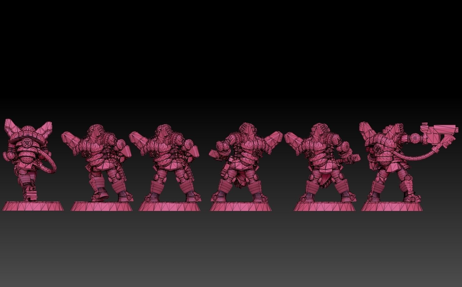 Astroknight Megapack Barehead Edition 3D print model_43