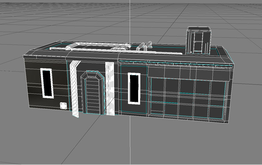 Slum Building 3D Model Low-poly 3D model_4