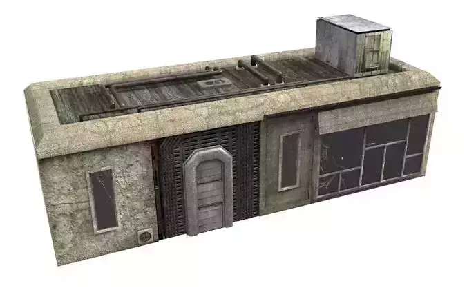 Slum Building 3D Model