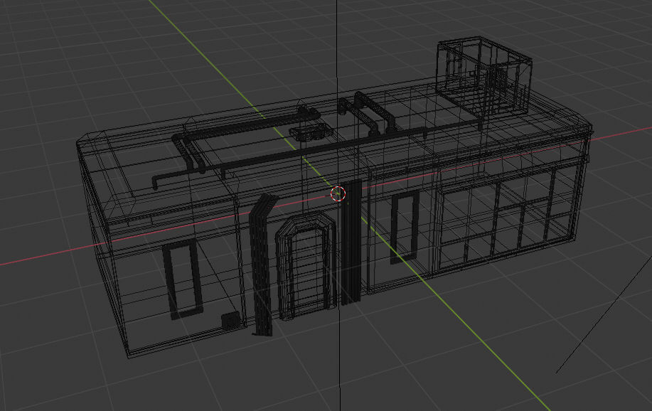 Slum Building 3D Model Low-poly 3D model_3