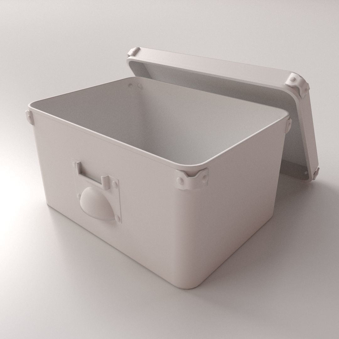 Storage Box 3D model_3
