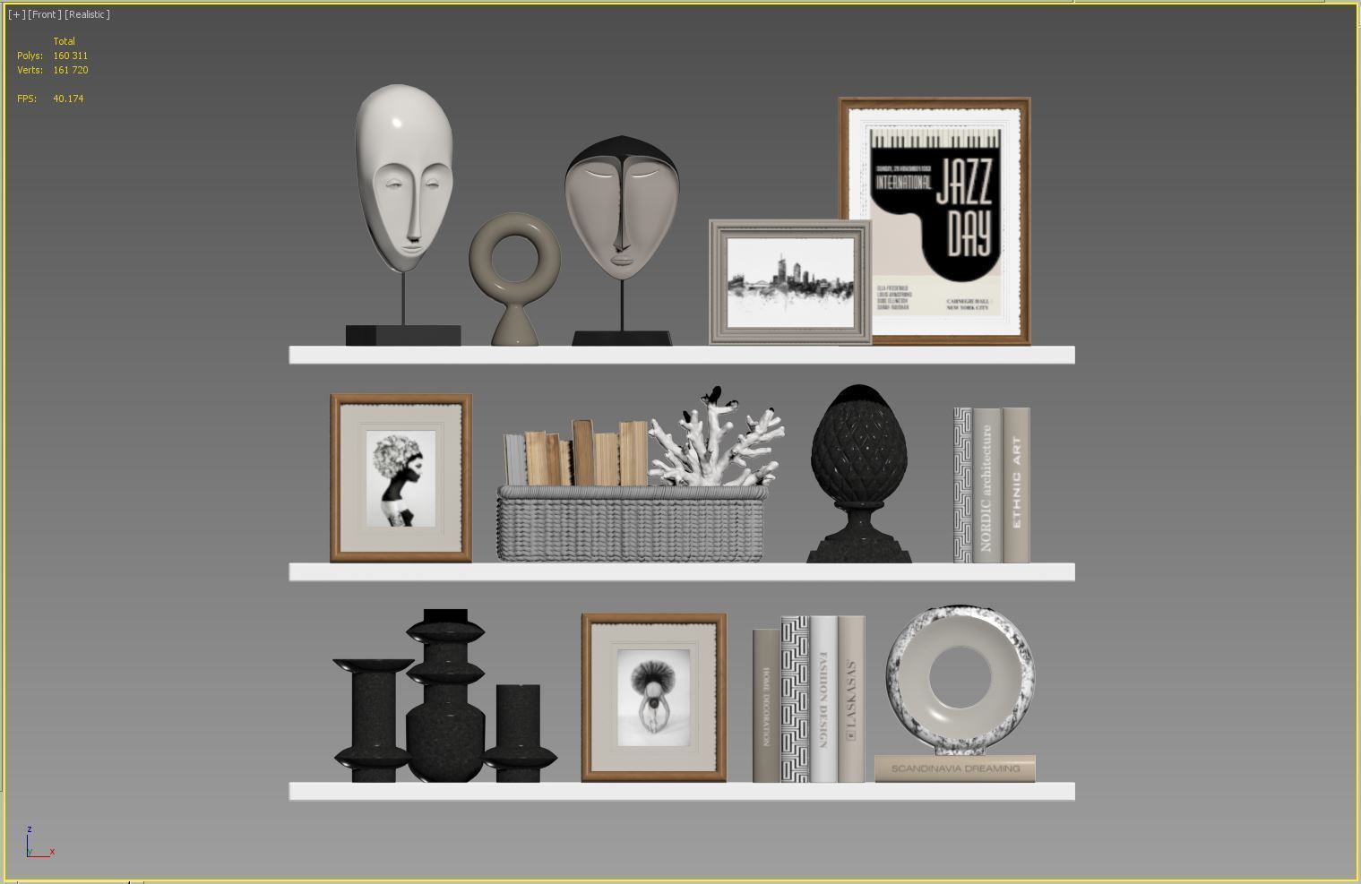 Decor Set 110 3D model_5