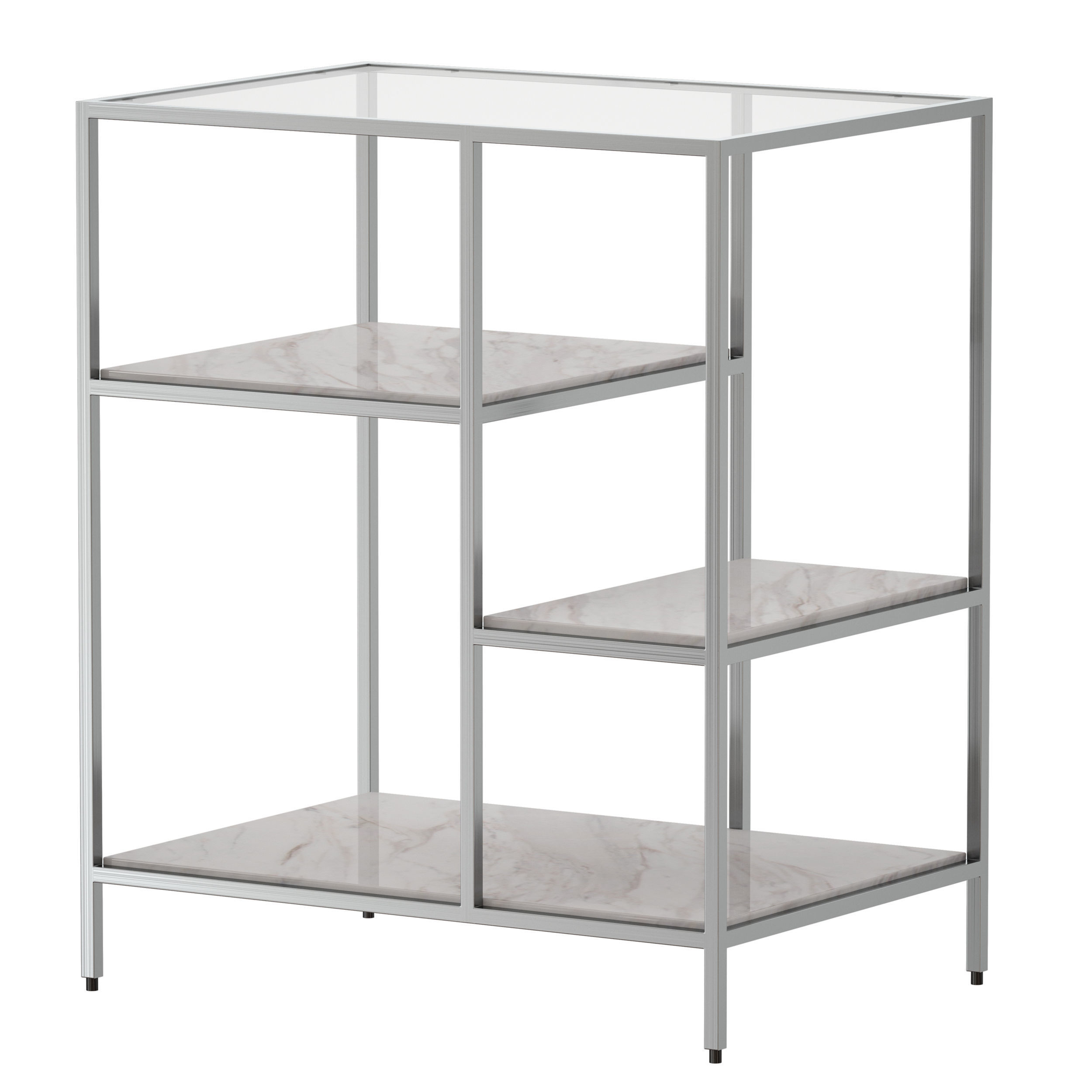 Zari Nightstand Crate and Barrel 3D model_3