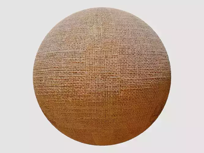 Burlap Fabric PBR Texture Texture