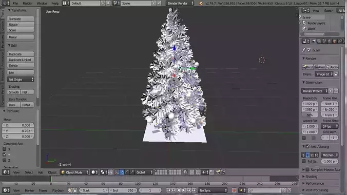  Textured Christmas Tree