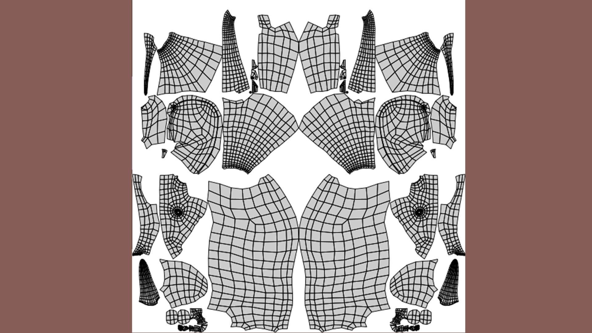 African elephant  Low-poly 3D model_26