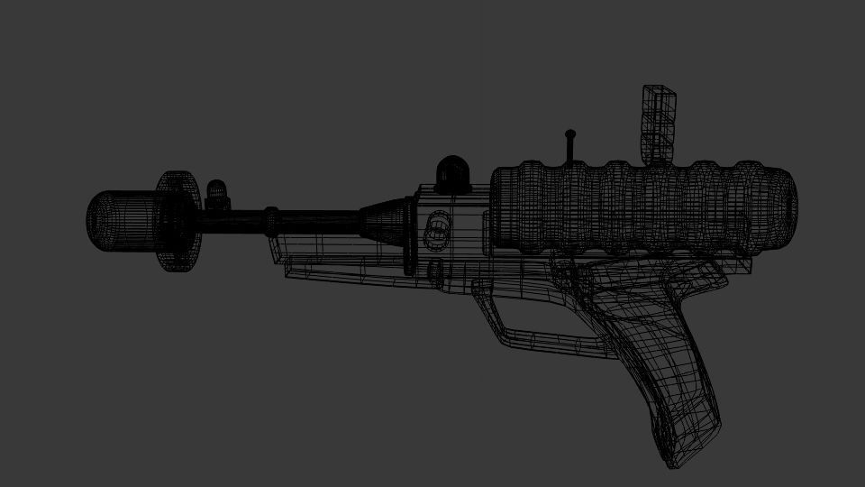 LIS Laser Gun Pistol 3D model_5