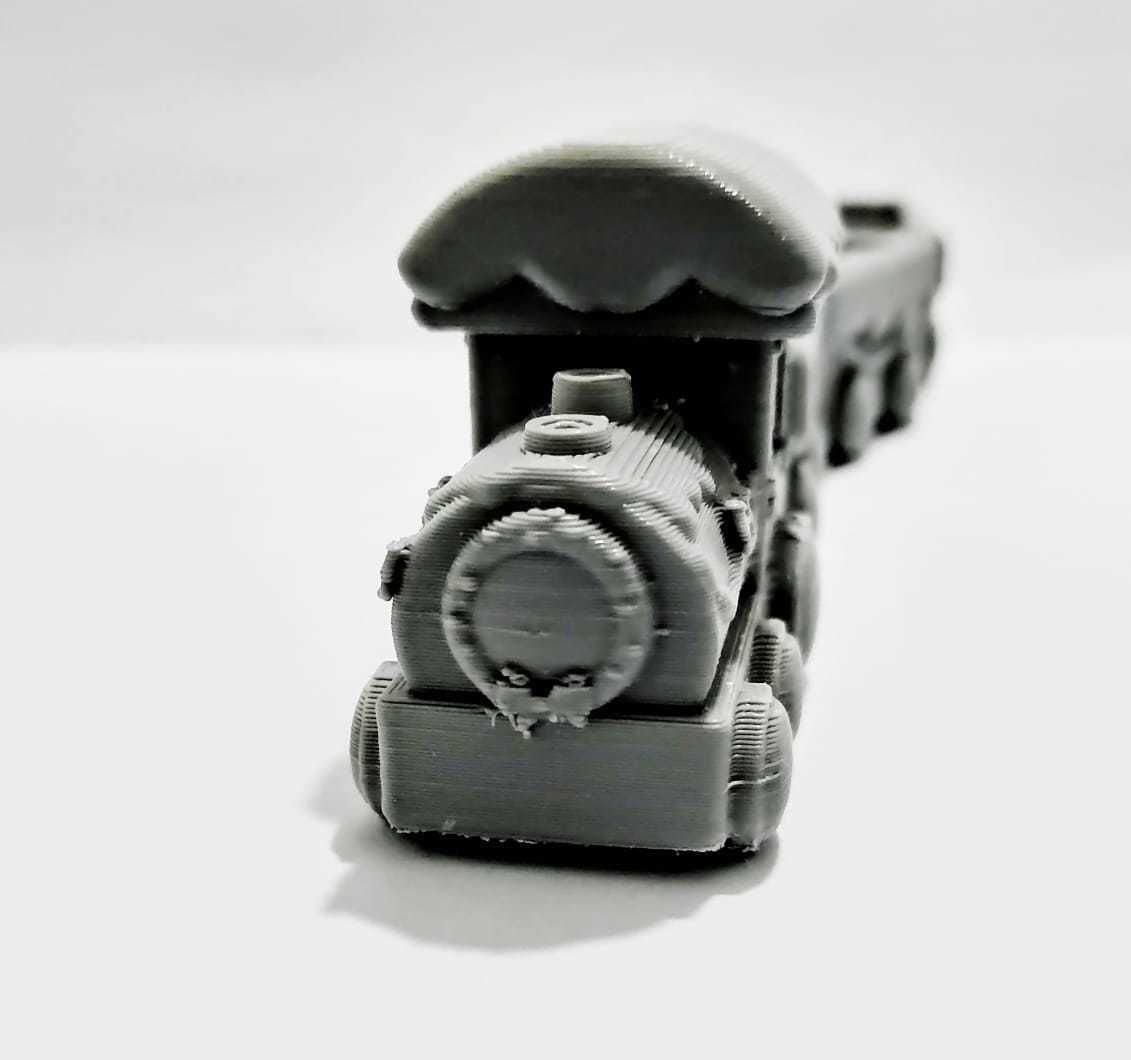 Cute Xmas Train 3D print model_5