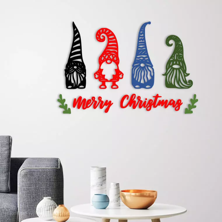 MERRY CHRISTMAS WALL DECORATION 3D print model_0