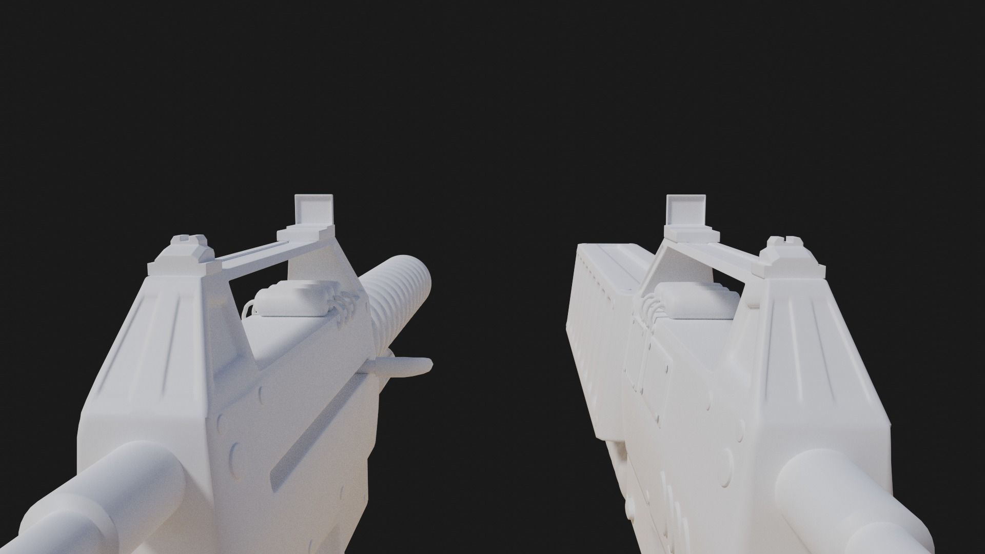 Sci-Fi Weapons Low-poly 3D model_8