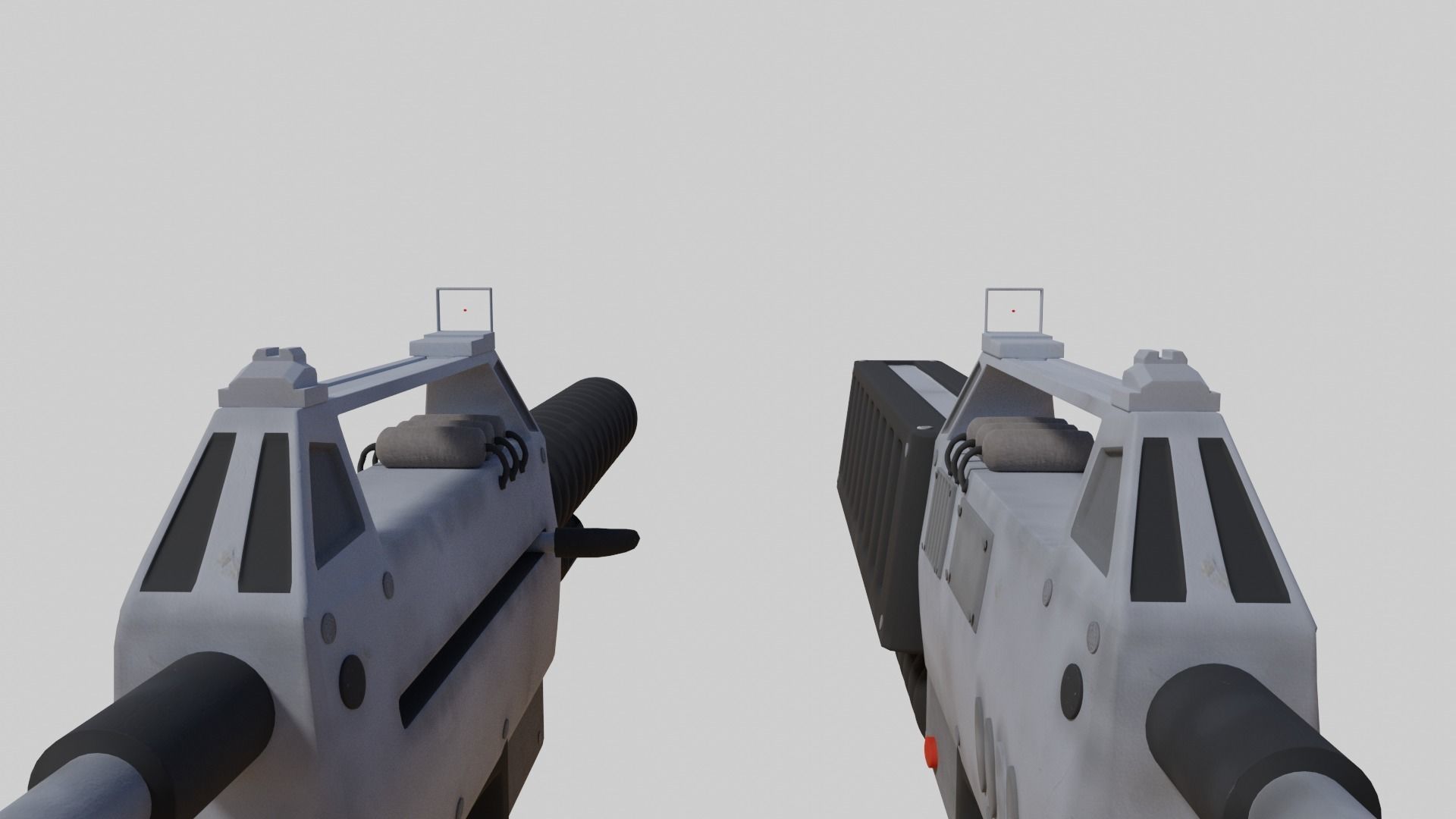 Sci-Fi Weapons Low-poly 3D model_6