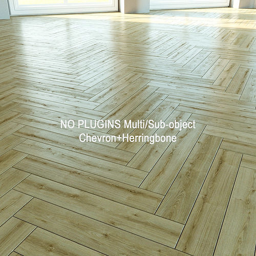 Laminate Floor Floorboard Set 130 Low-poly 3D model