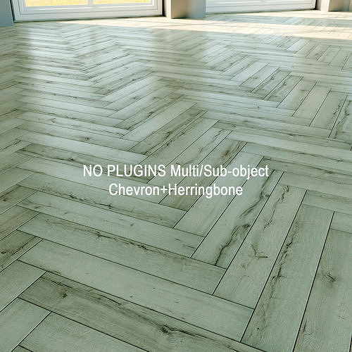 Laminate Floor Floorboard Set 125 Low-poly 3D model