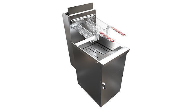 INDUSTRIAL FRYER 3D model