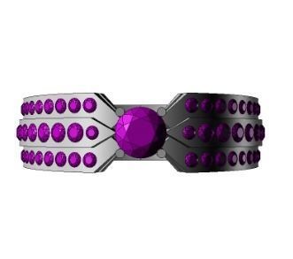 ringes diamond -CG209 3D print model_8