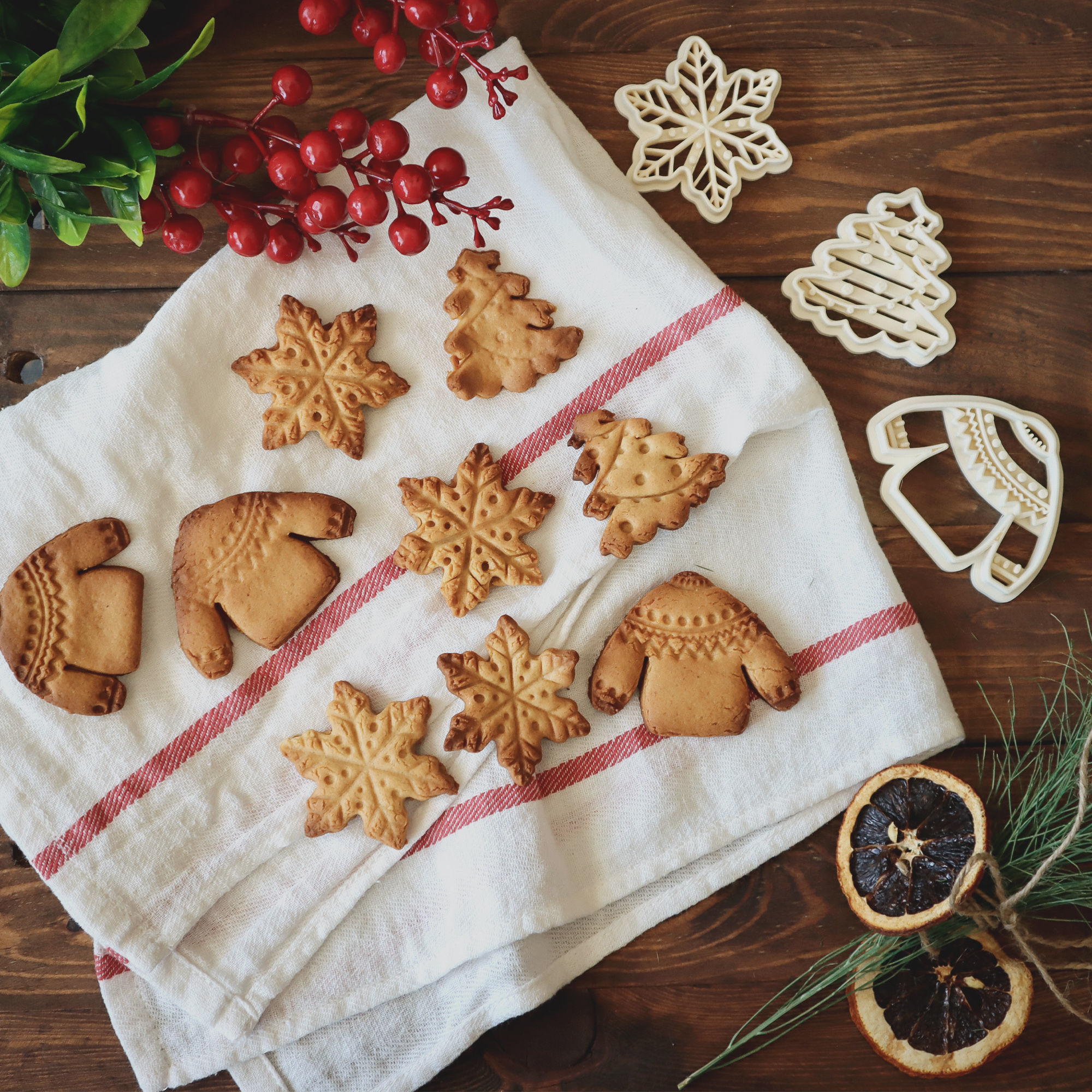 Christmas Cookie Cutter Set 3D print model_2