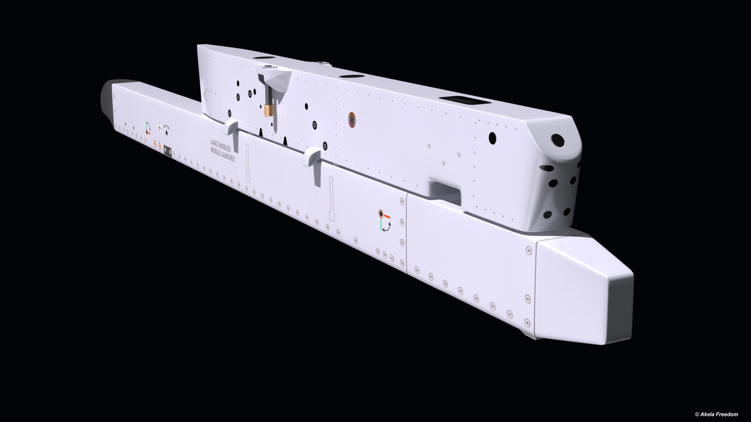 Pylone for MICA 2-nd Station 3D model_2