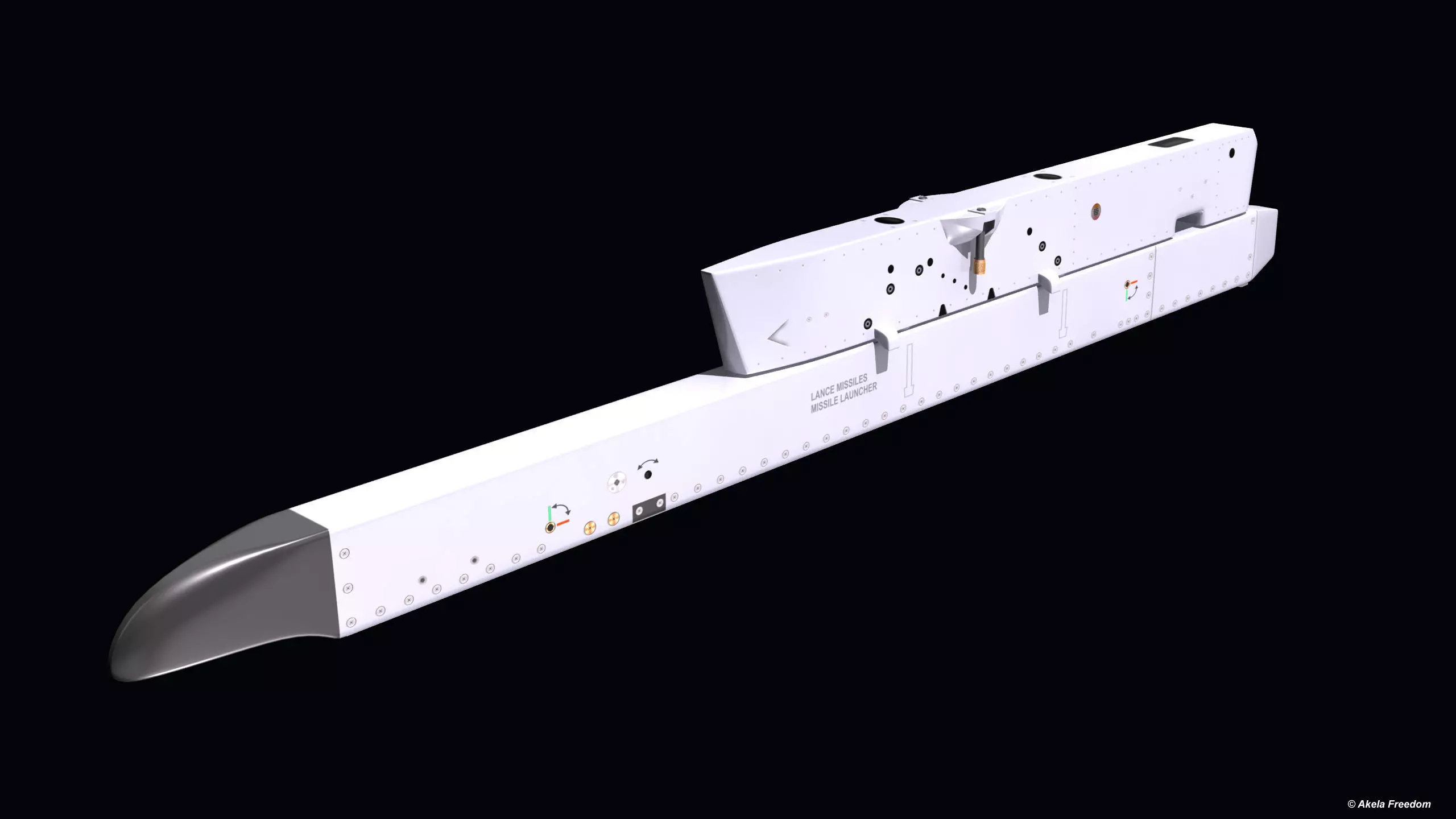 Pylone for MICA 2-nd Station 3D model_0