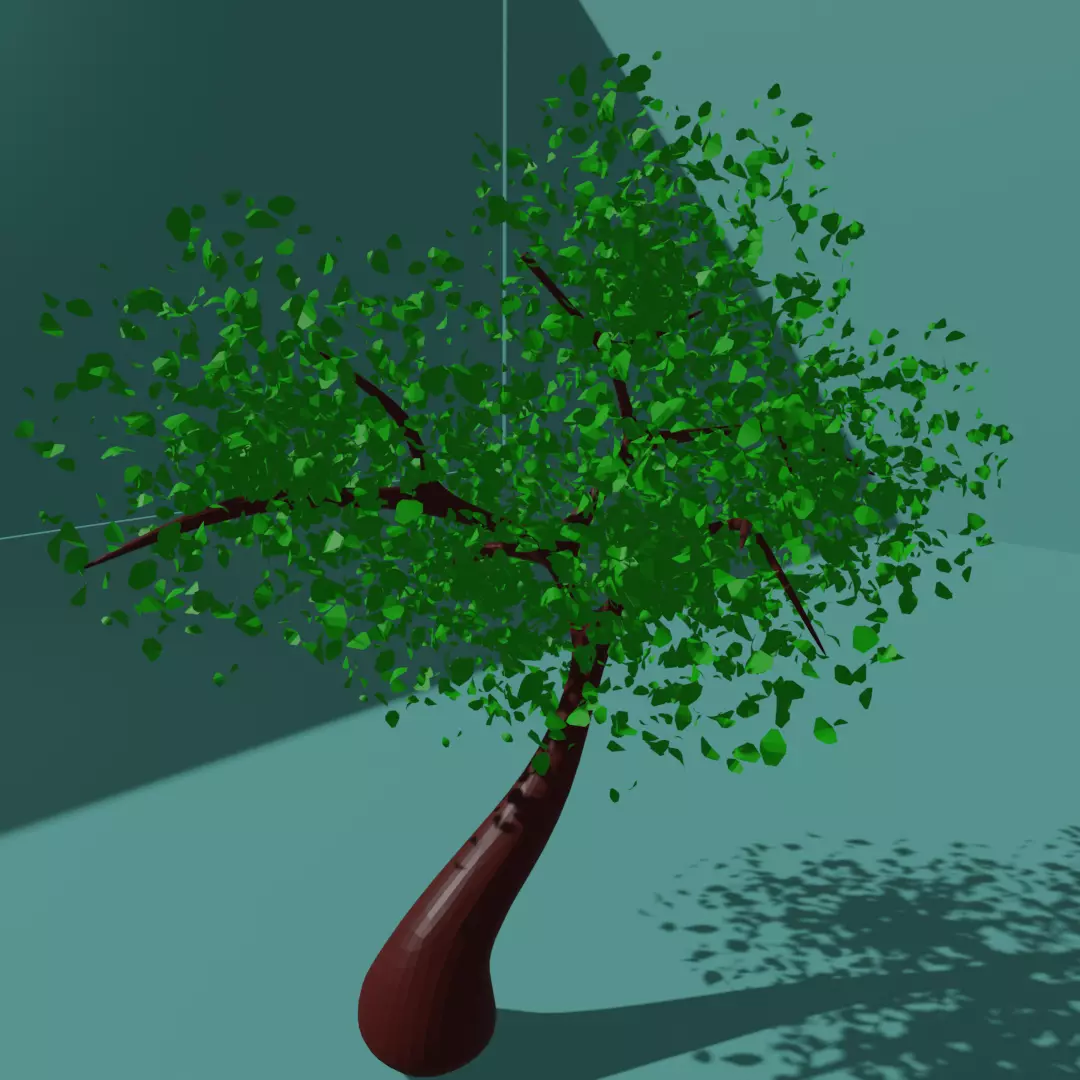 3D Low Poly Tree Free low-poly 3D model_0