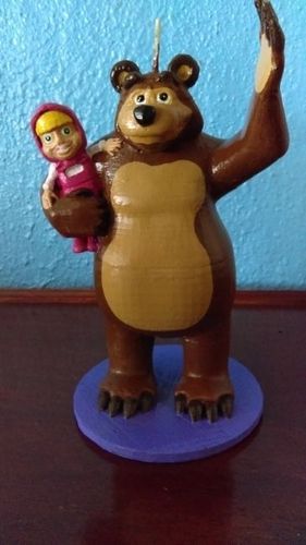 Mmaasha and beear 3D print model