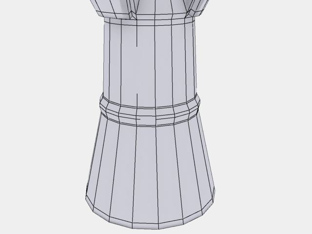 Low poly Defence Tower Free low-poly 3D model_6