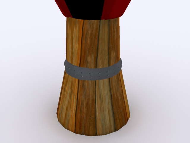 Low poly Defence Tower Free low-poly 3D model_2