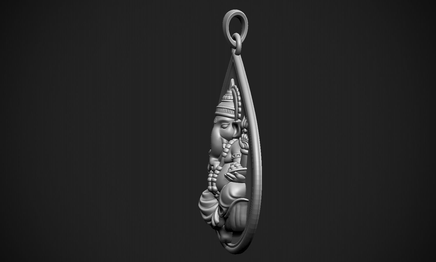 Ganesha Drop  3D print model_25
