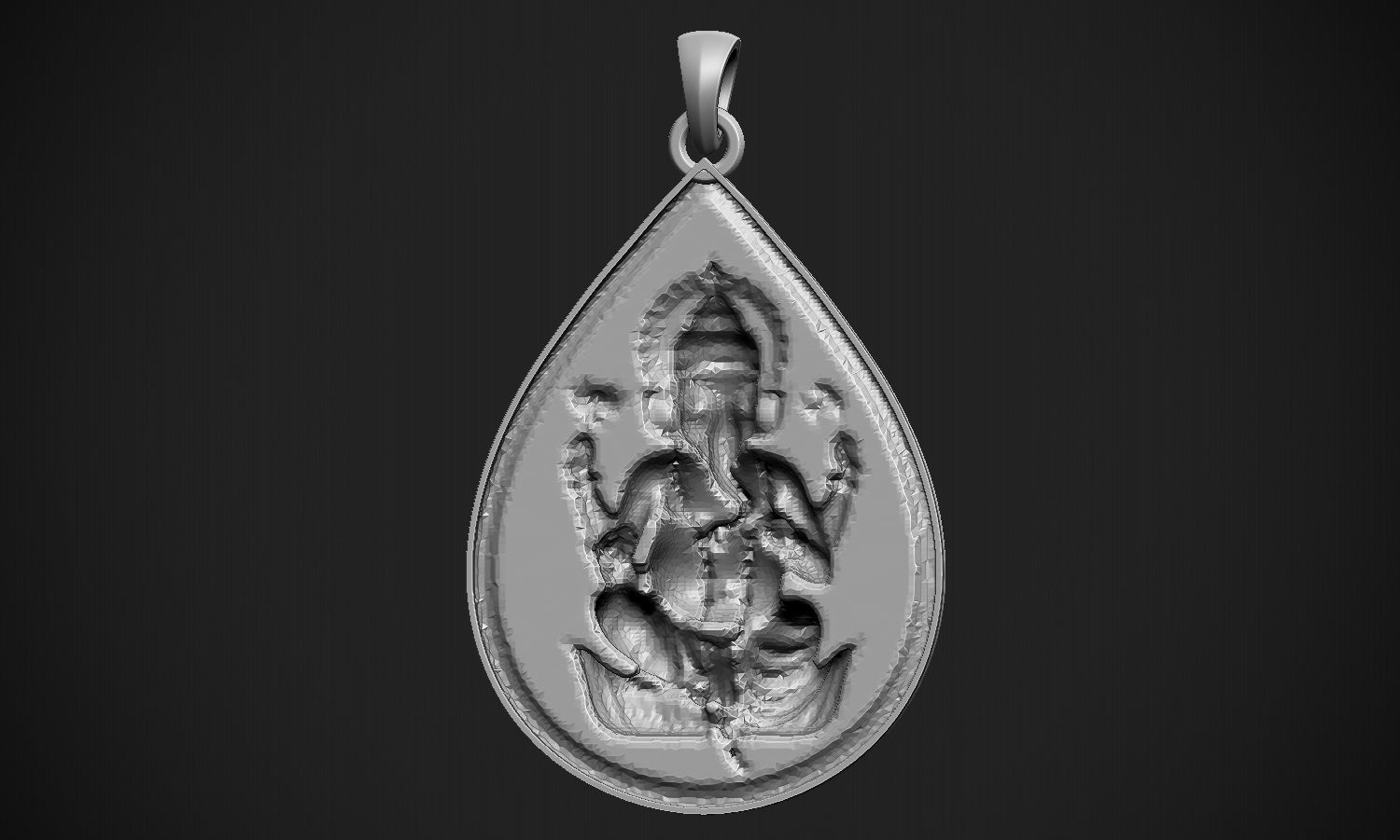 Ganesha Drop  3D print model_20