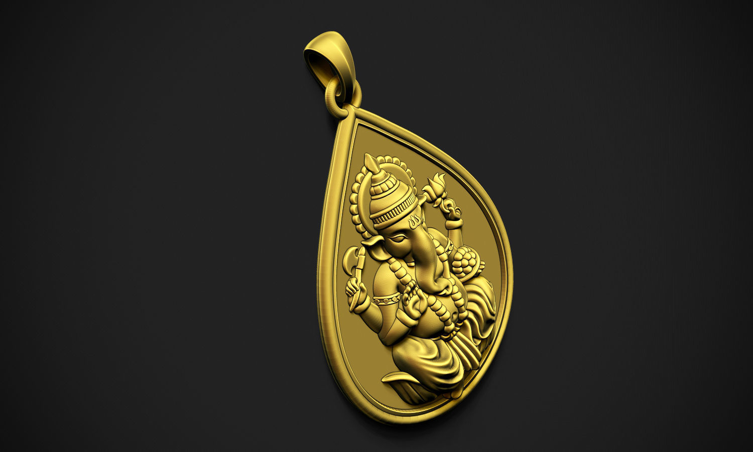Ganesha Drop  3D print model_4