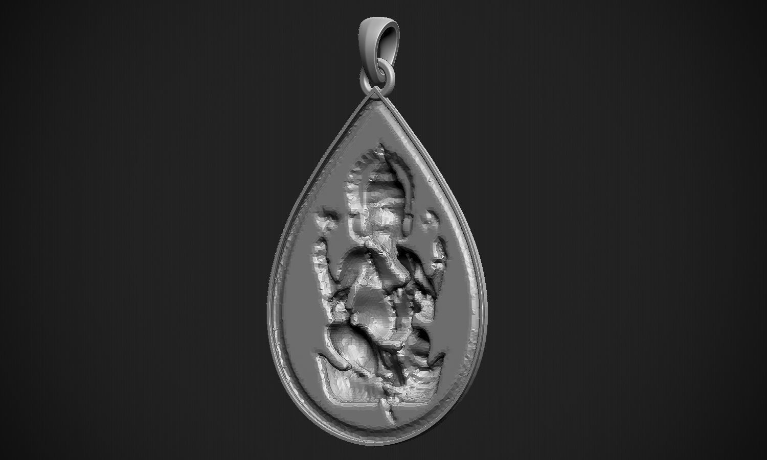 Ganesha Drop  3D print model_19