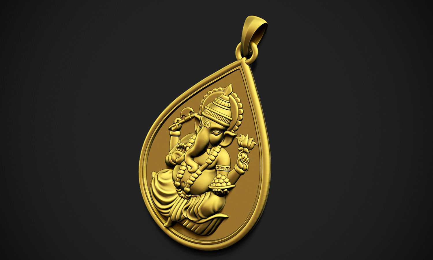 Ganesha Drop  3D print model_5