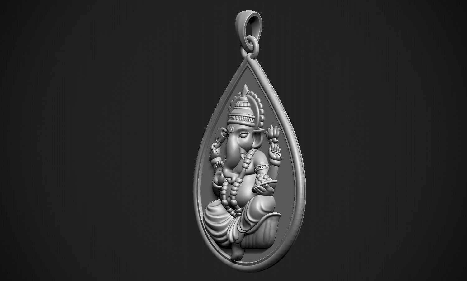 Ganesha Drop  3D print model_26