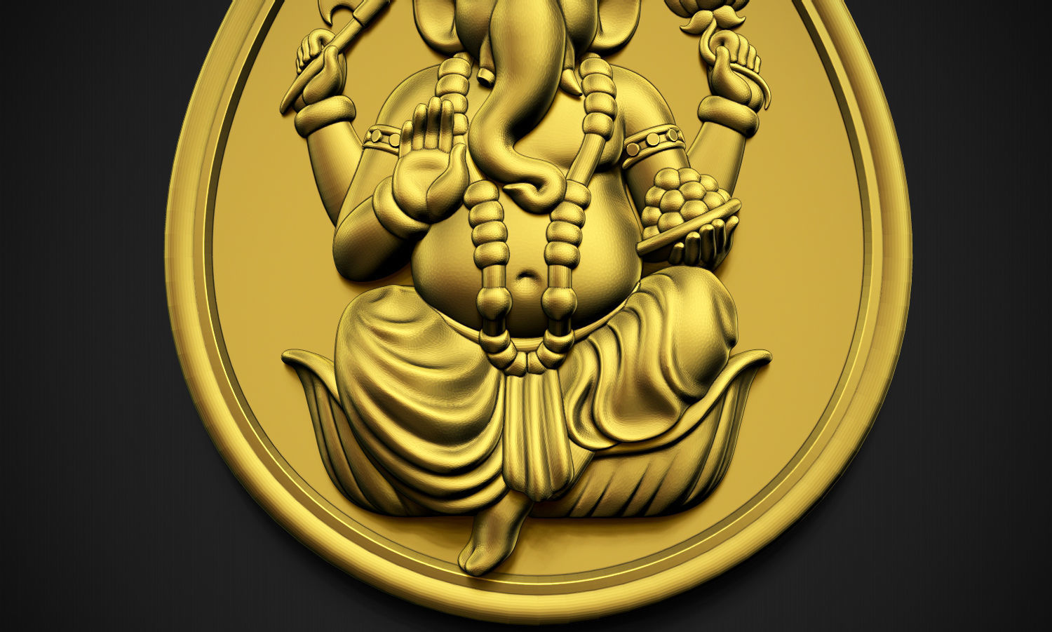 Ganesha Drop  3D print model_10