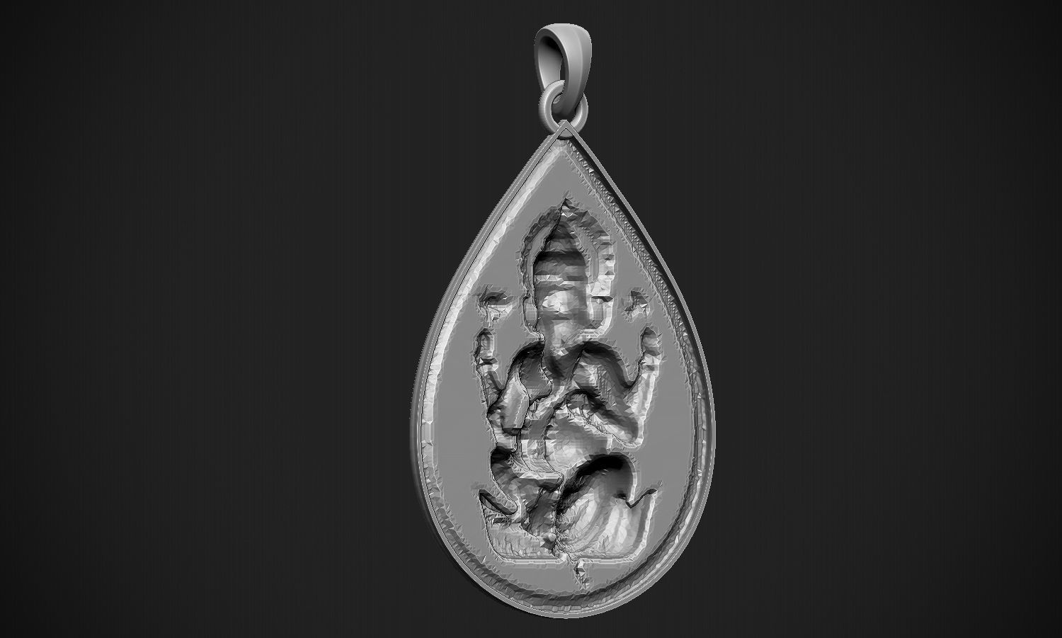 Ganesha Drop  3D print model_22